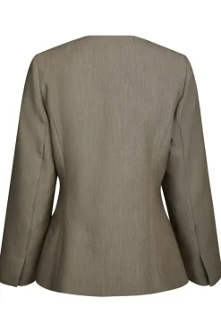 Neo Noir Frillis Fitted Blazer 165996< Blazere