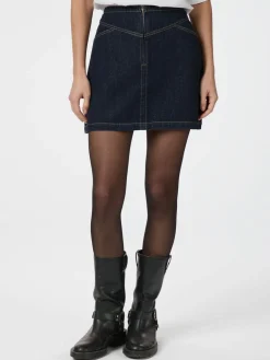 Neo Noir Gabani Denim Skirt 164288< Nederdele