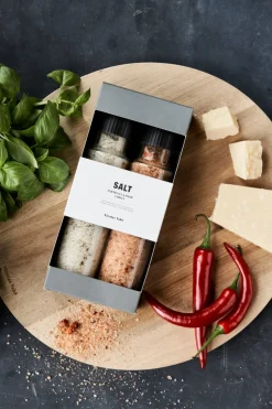 Nicolas Vahé Gaveæske, Parmesan & Basil salt & Chilli salt< Salte & Krydderier