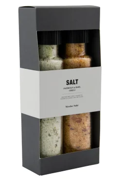 Nicolas Vahé Gaveæske, Parmesan & Basil salt & Chilli salt< Salte & Krydderier