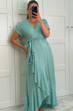 Ginevra Dot Wrap Dress*A-bee New