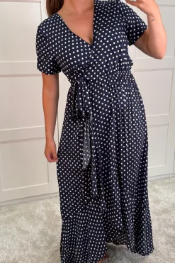 Ginevra Dot Wrap Dress*A-bee Clearance