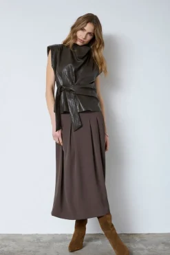 Gittcc Pleat Top 35958*Co´Couture Clearance