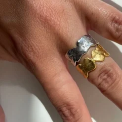 Goldenen Splash Lava Ring*Stine A Best