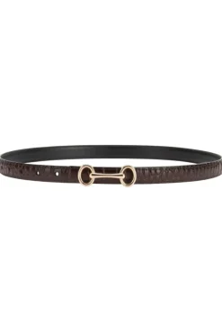 Plissé Copenhagen Grace Croco Belt 70-820-631< Bælter