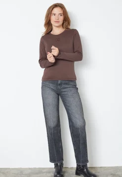 Grannycc Embroidery Ls Tee 33180*Co´Couture New