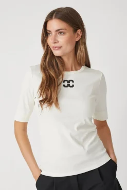 Co´Couture Grannycc Logo Tee 33101< T-Shirts & Toppe