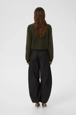 Gzalpha Ls Contrast Cardigan 10910459*Gestuz Outlet