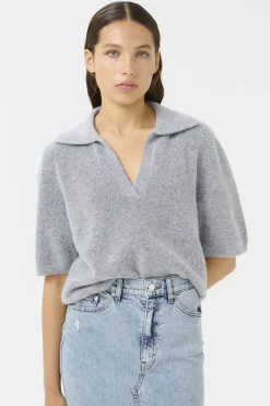 Gzalpha Ss Polo Pullover 10910035*Gestuz Hot