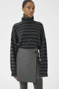 Gzpaula Melange Wrap Skirt 10910495*Gestuz Best