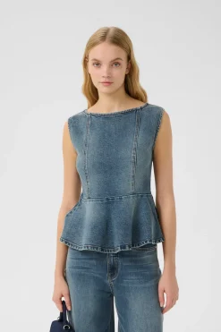 Gestuz Gzviva Sl Top 10910572< Sæt 🛍️|T-Shirts & Toppe