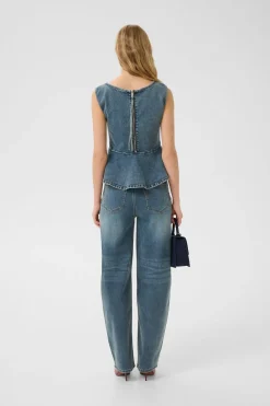 Gestuz Gzviva Sl Top 10910572< Sæt 🛍️|T-Shirts & Toppe