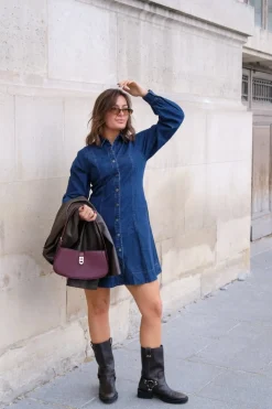 Neo Noir Hanne Denim Dress< Kjoler|Ammevenligt Tøj