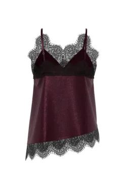 Hypedrop Hdmadeline Satin Strap Top 32000050< Sæt 🛍️|T-Shirts & Toppe