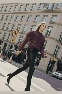 Hdmelisa Ruffle Ls Blouse 32000021*Hypedrop Outlet