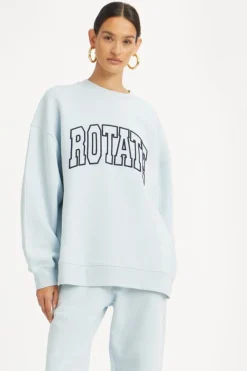 Rotate Heavy Sweat Crewneck114376184< Sweatsæt & Comfy Wear|Bluser & Skjorter