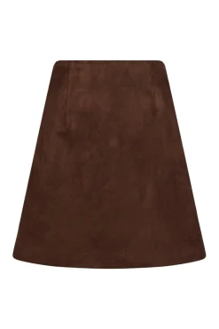 Neo Noir Hemie Imitated Suede Skirt 165112< Nederdele