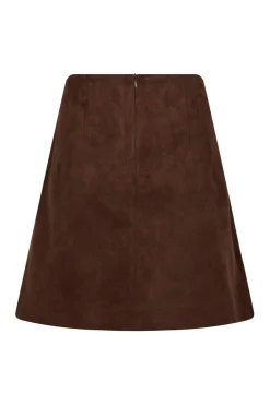 Neo Noir Hemie Imitated Suede Skirt 165112< Nederdele