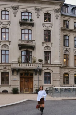 Neo Noir Hemie Imitated Suede Skirt 165112< Nederdele