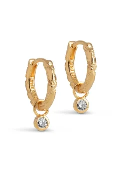 Enamel Copenhagen Hoops, Belle Cz E431GM< Øreringe