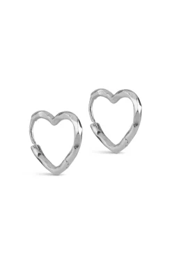 Hoops, Organic Heart Small E413SM*Enamel Copenhagen Clearance