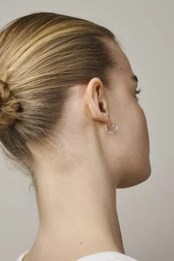 Hoops, Organic Heart Small E413SM*Enamel Copenhagen Clearance