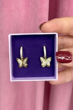 Mellow Moon Hyacint Earring< Øreringe