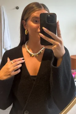 Mellow Moon Hyacint Earring< Øreringe