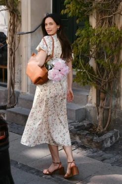 Neo Noir Illana Flower Print Dress 165121< Kjoler