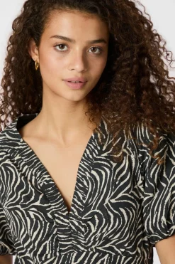Illana Zebra Dress 164372*Neo Noir Hot