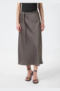 Neo Noir Innell Heavy Sateen Skirt 165932< Nederdele