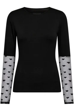 Liberte Isa-Ls-Lace-Sleeve-Blouse< Bluser & Skjorter