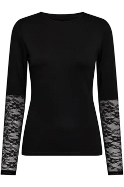 Isa-Ls-Lace-Sleeve-Blouse*Liberte New