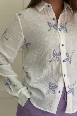 A-bee Isla Skjorte< Bluser & Skjorter|Ammevenligt Tøj