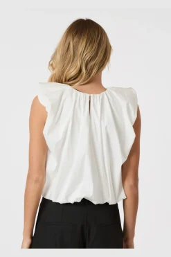 Ivania Poplin Top 165507*Neo Noir Outlet