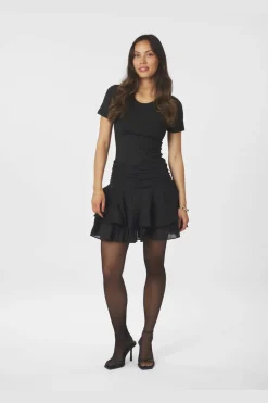 Neo Noir Janie Frill Skirt 167071< Nederdele