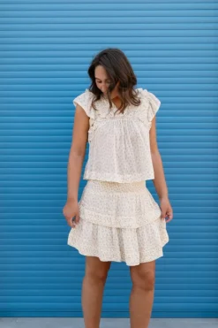 Neo Noir Jayla Basic Blossom Top< T-Shirts & Toppe