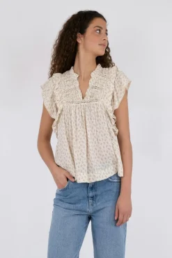 Neo Noir Jayla Basic Blossom Top< T-Shirts & Toppe