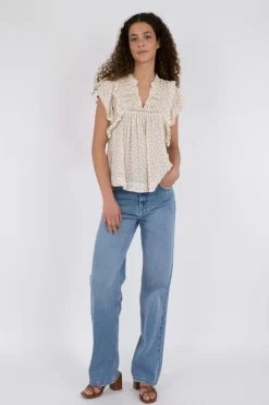 Neo Noir Jayla Basic Blossom Top< T-Shirts & Toppe