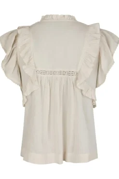 Jayla S Voile Top 159881*Neo Noir Outlet