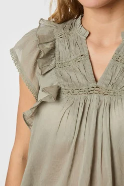 Neo Noir Jayla S Voile Top 159881< T-Shirts & Toppe