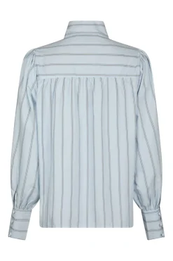 Neo Noir Jaz Bow Stripe Blouse 166718< Bluser & Skjorter