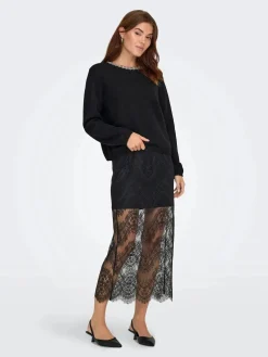 alva Life L/S Embellish Pullover Knt*JDY Sale