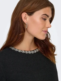 alva Life L/S Embellish Pullover Knt*JDY Sale