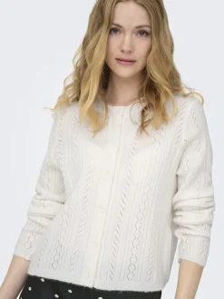 JDY april Life L/S O-Neck Cardigan Knt< Cardigans|Ammevenligt Tøj