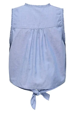 bella S/L Emb Knot Shirt*JDY Hot