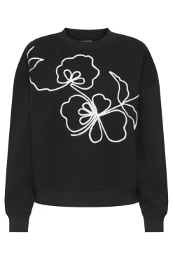 JDY canoa L/S Emb Sweat< Bluser & Skjorter|Sweatsæt & Comfy Wear