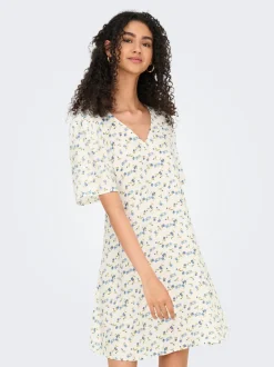 JDY carrie 2/4 Short Dress< Kjoler