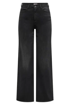 JDY felina-Fina Wide Blk Jeansdnm< Bukser, Jeans & Leggings