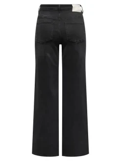 JDY felina-Fina Wide Blk Jeansdnm< Bukser, Jeans & Leggings